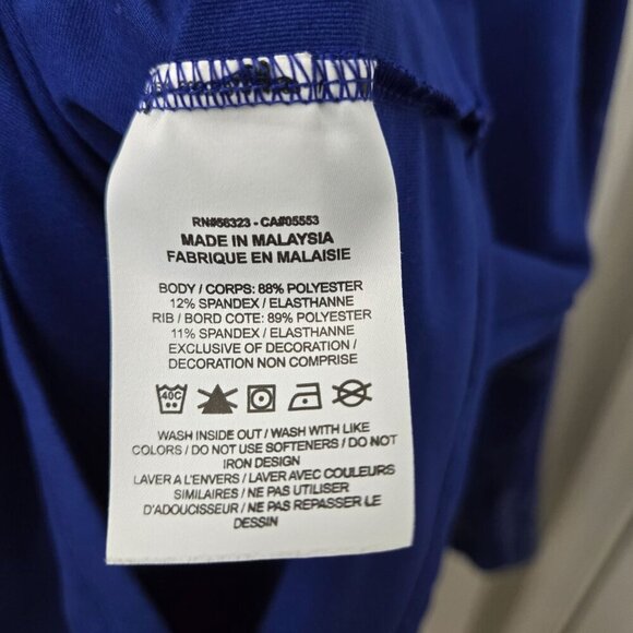 Nike Dri-Fit Element Flash Running 1/4 Zip Shirt Womens Large Blue Mockneck - Picture 7 of 8